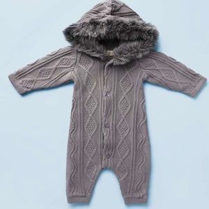 NWT Monica & Andy Grey Aspen Knit Romper